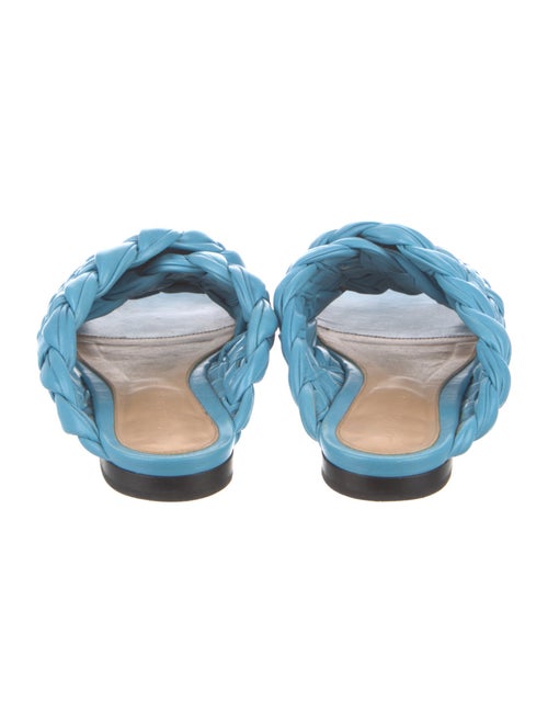 Bottega Veneta Intrecciato Weave Leather Slides