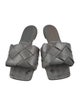Bottega Veneta Intrecciato Weave Leather Slides