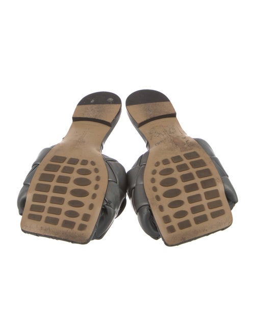 Bottega Veneta Intrecciato Weave Leather Slides