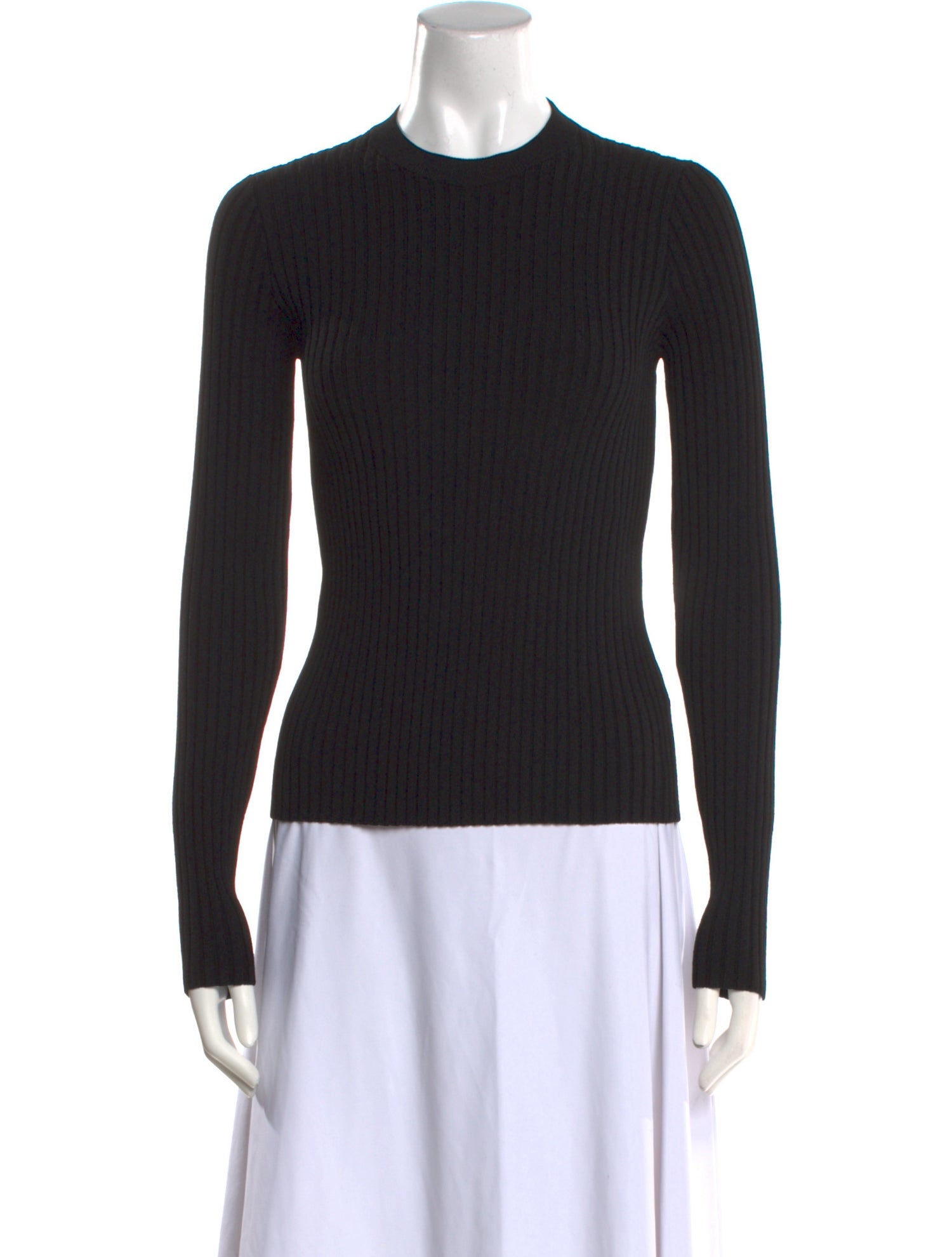 Bottega Veneta Crew Neck Long Sleeve Top