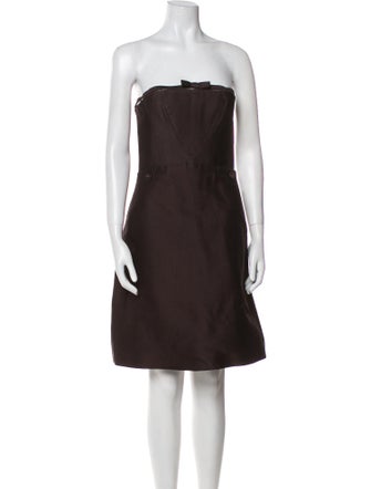 Bottega Veneta Strapless Mini Dress