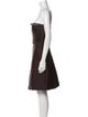 Bottega Veneta Strapless Mini Dress