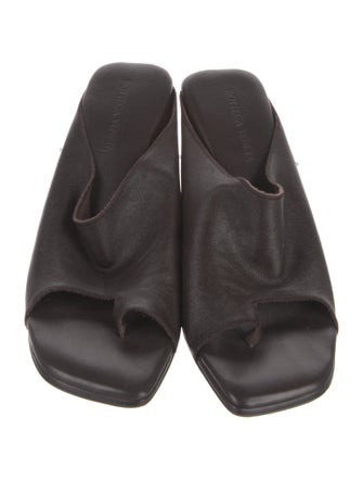 Bottega Veneta Leather Slides