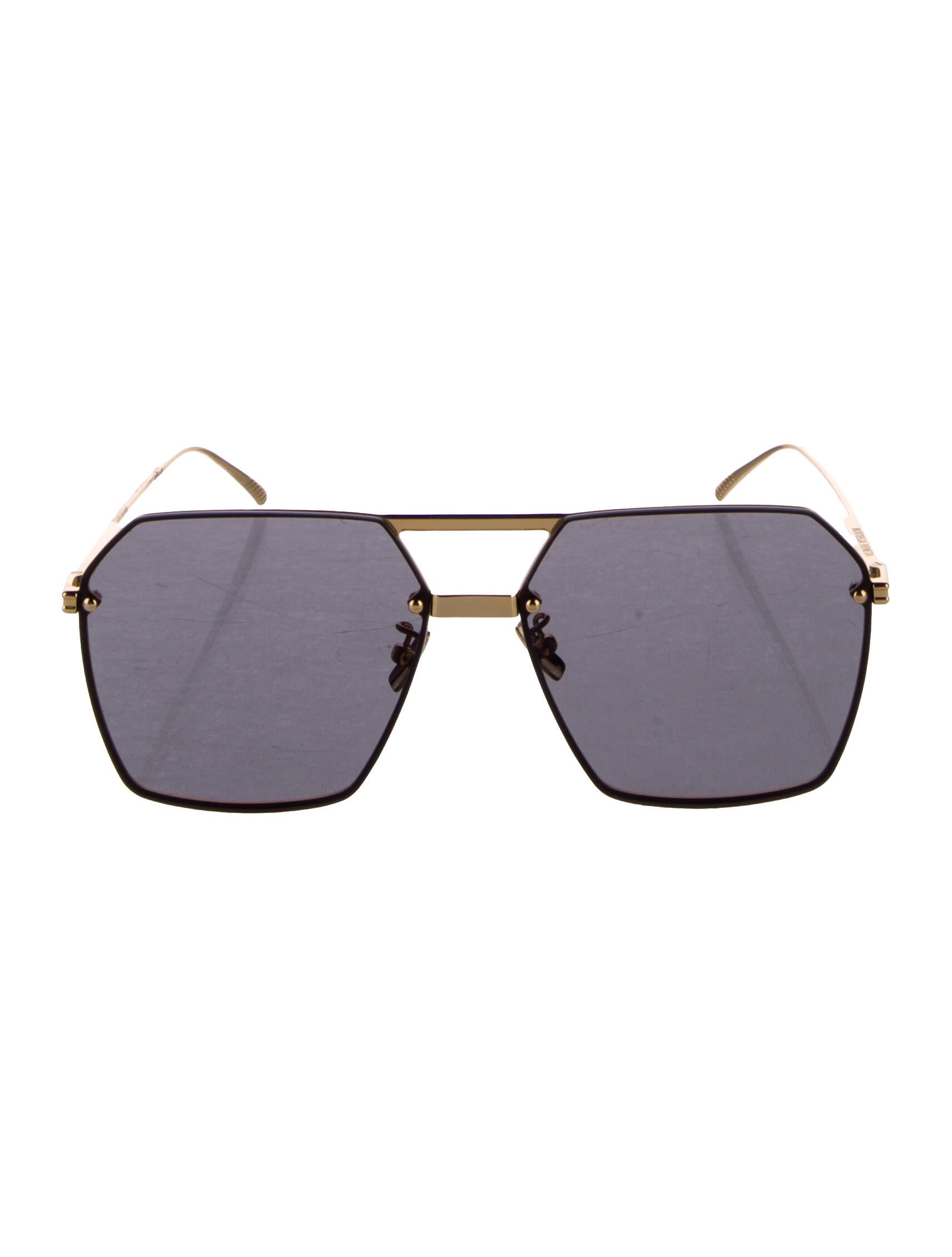 Bottega Veneta Square Tinted Sunglasses