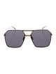 Bottega Veneta Square Tinted Sunglasses