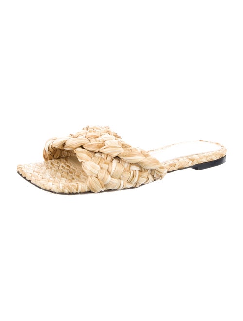Bottega Veneta Intrecciato Weave Straw Espadrilles