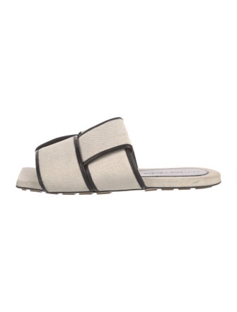 Bottega Veneta Canvas Slides