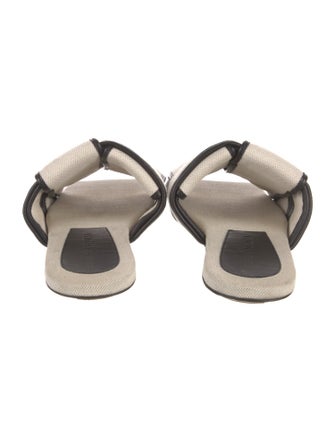Bottega Veneta Canvas Slides