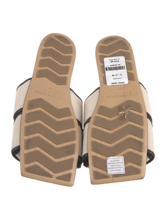 Bottega Veneta Canvas Slides