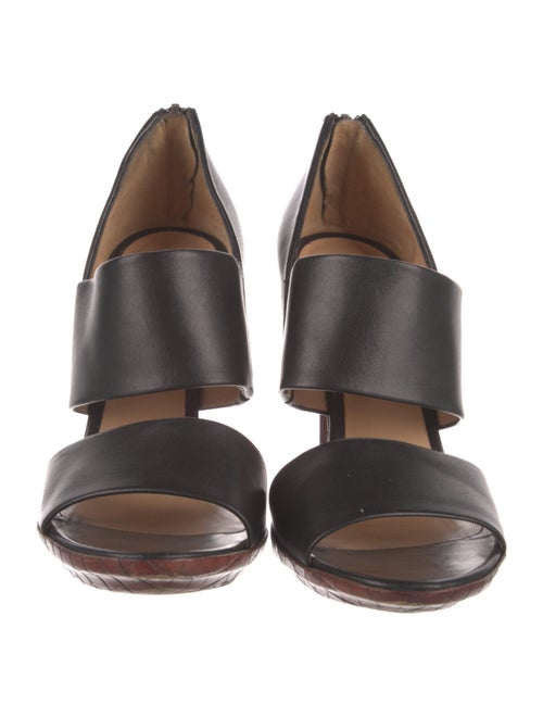 Bottega Veneta Leather Slingback Sandals