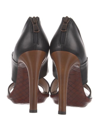 Bottega Veneta Leather Slingback Sandals