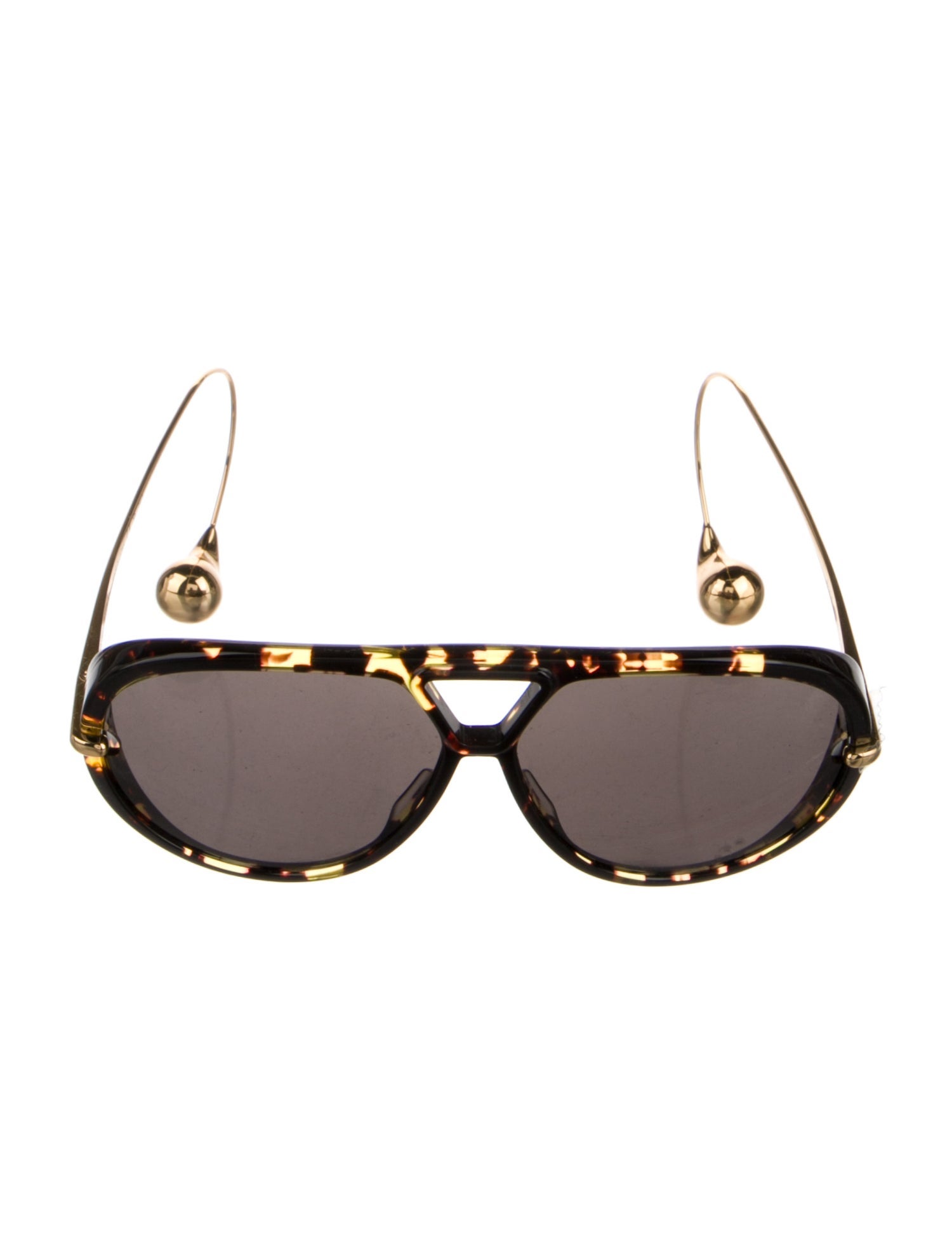 Bottega Veneta Aviator Tinted Sunglasses