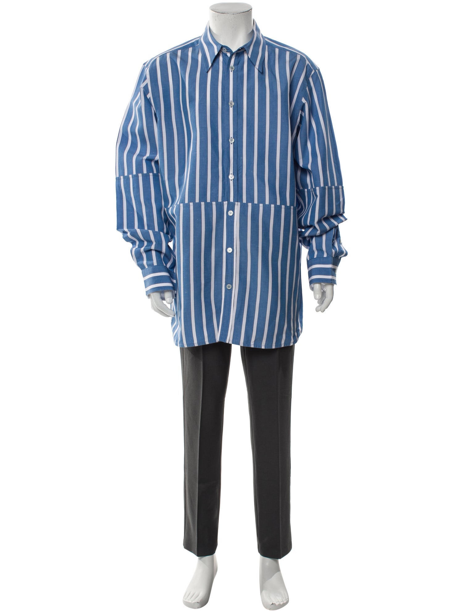 Bottega Veneta Striped Long Sleeve Shirt