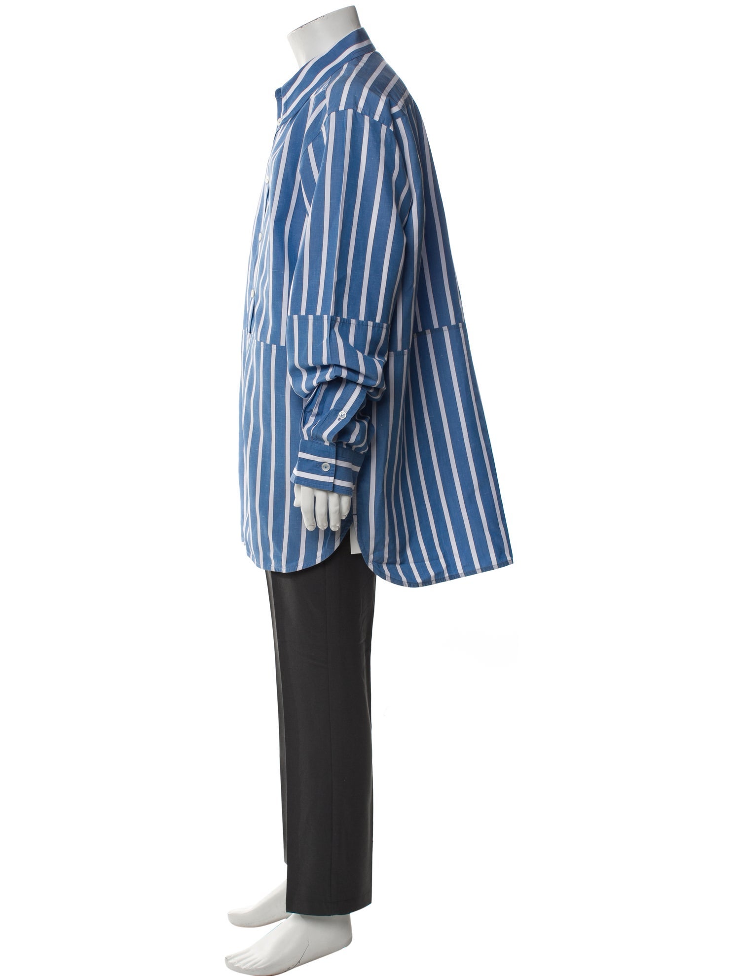 Bottega Veneta Striped Long Sleeve Shirt