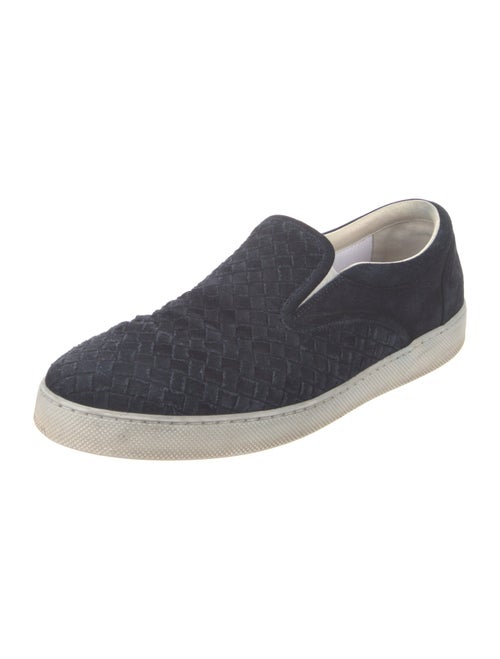 Bottega Veneta Intrecciato Weave Suede Loafer Sneakers