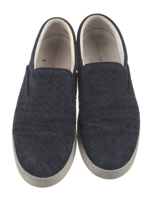 Bottega Veneta Intrecciato Weave Suede Loafer Sneakers