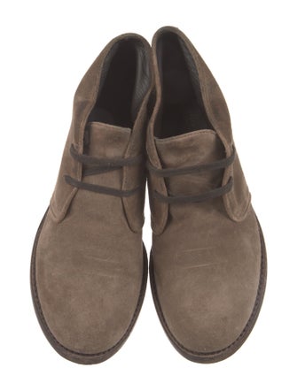 Bottega Veneta Suede Lace-Up Boots
