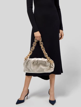Bottega Veneta Leather Chain Pouch
