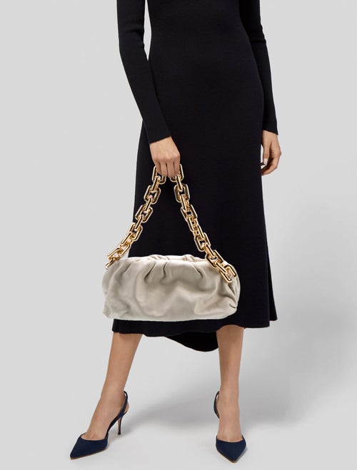 Bottega Veneta Leather Chain Pouch