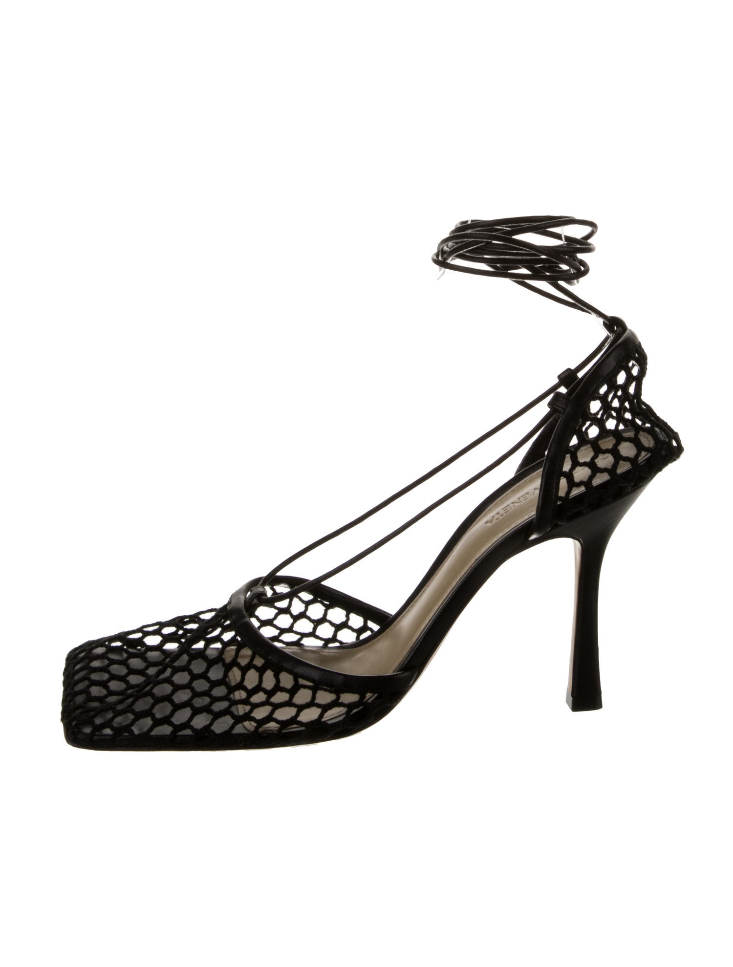 Bottega Veneta Mesh Slingback Pumps