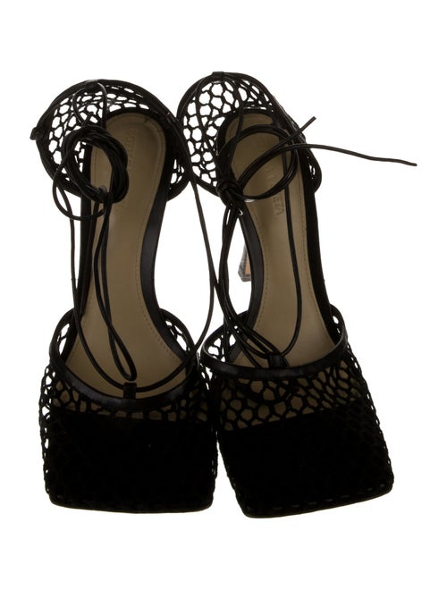 Bottega Veneta Mesh Slingback Pumps