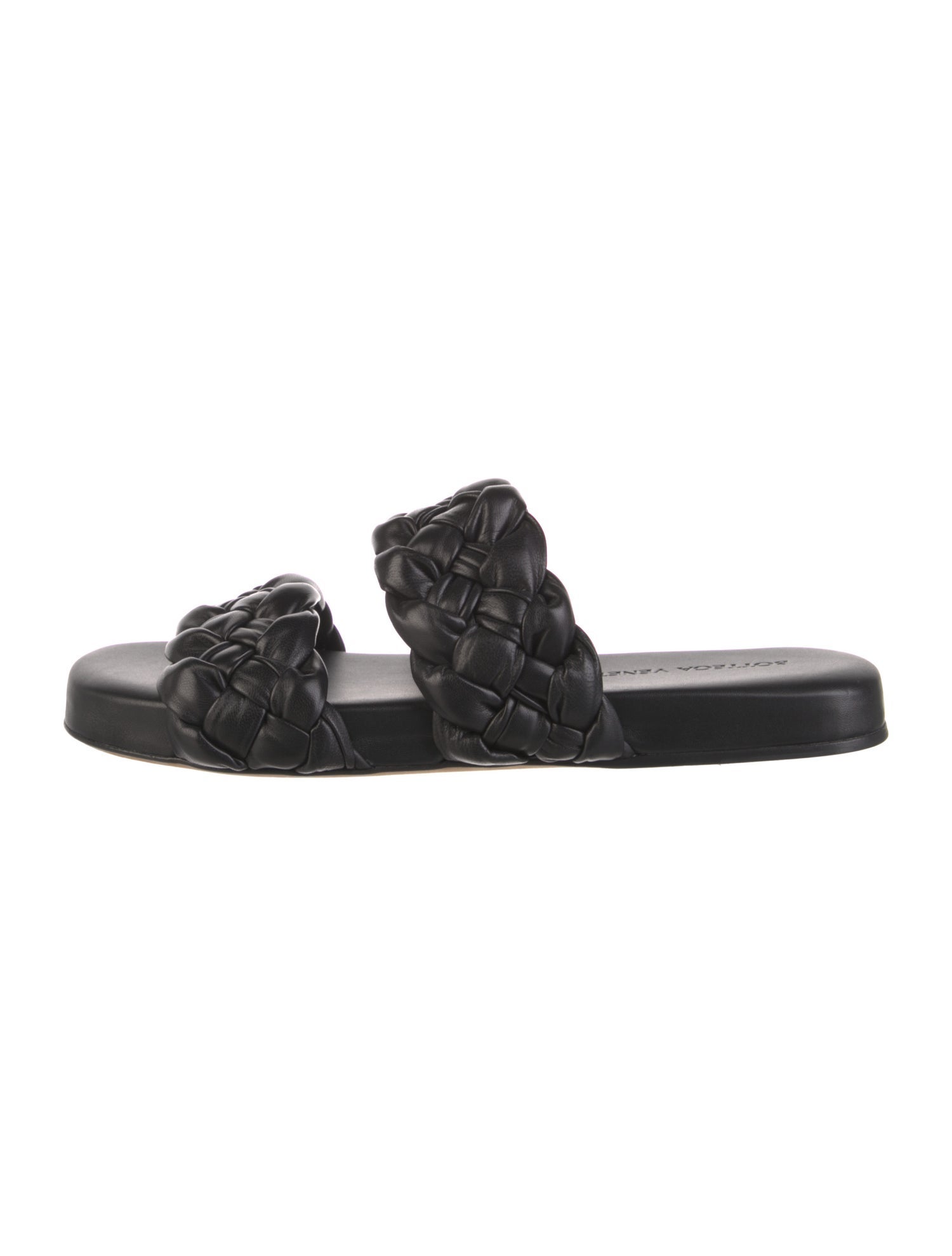 Bottega Veneta Leather Slides w/ Tags