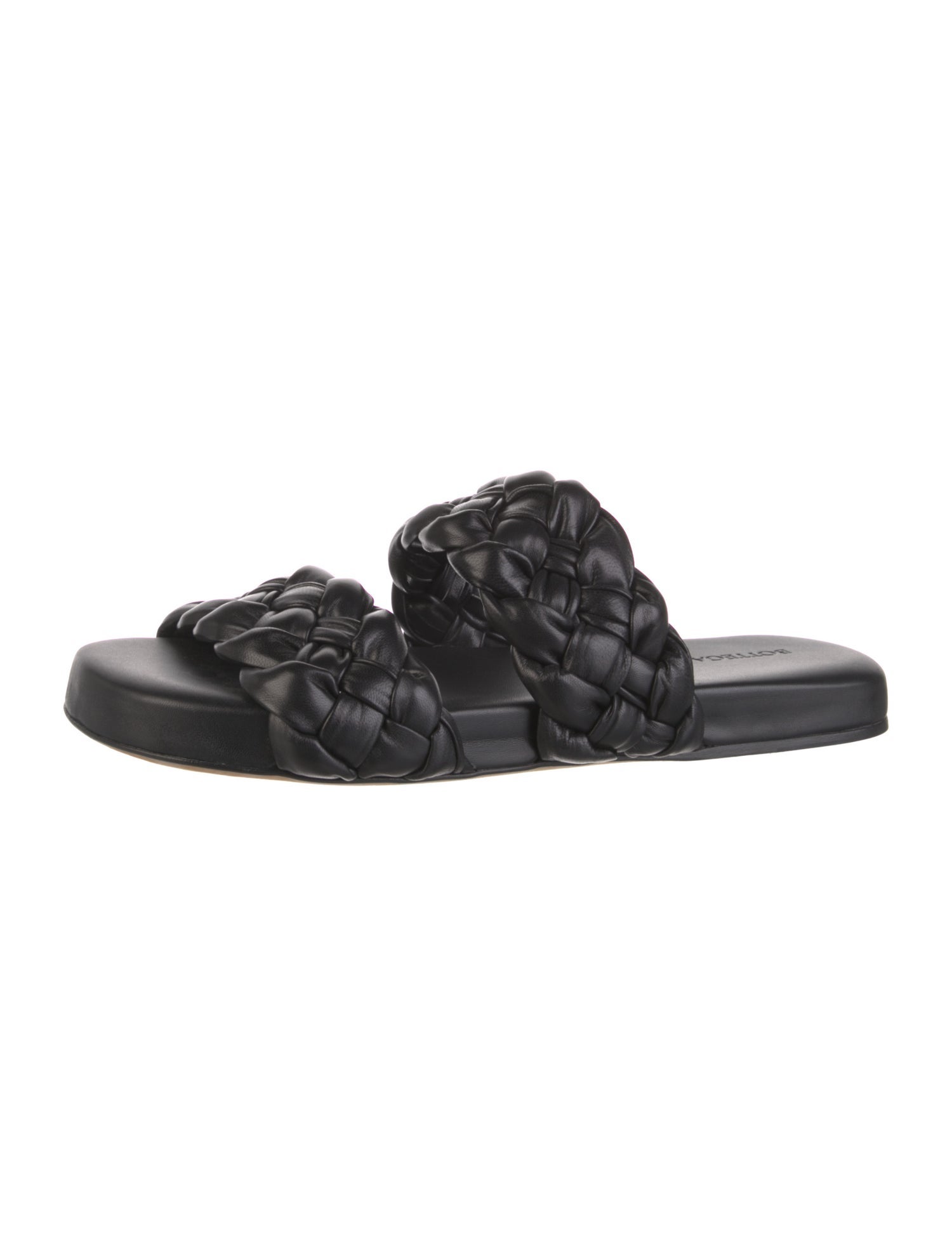 Bottega Veneta Leather Slides w/ Tags