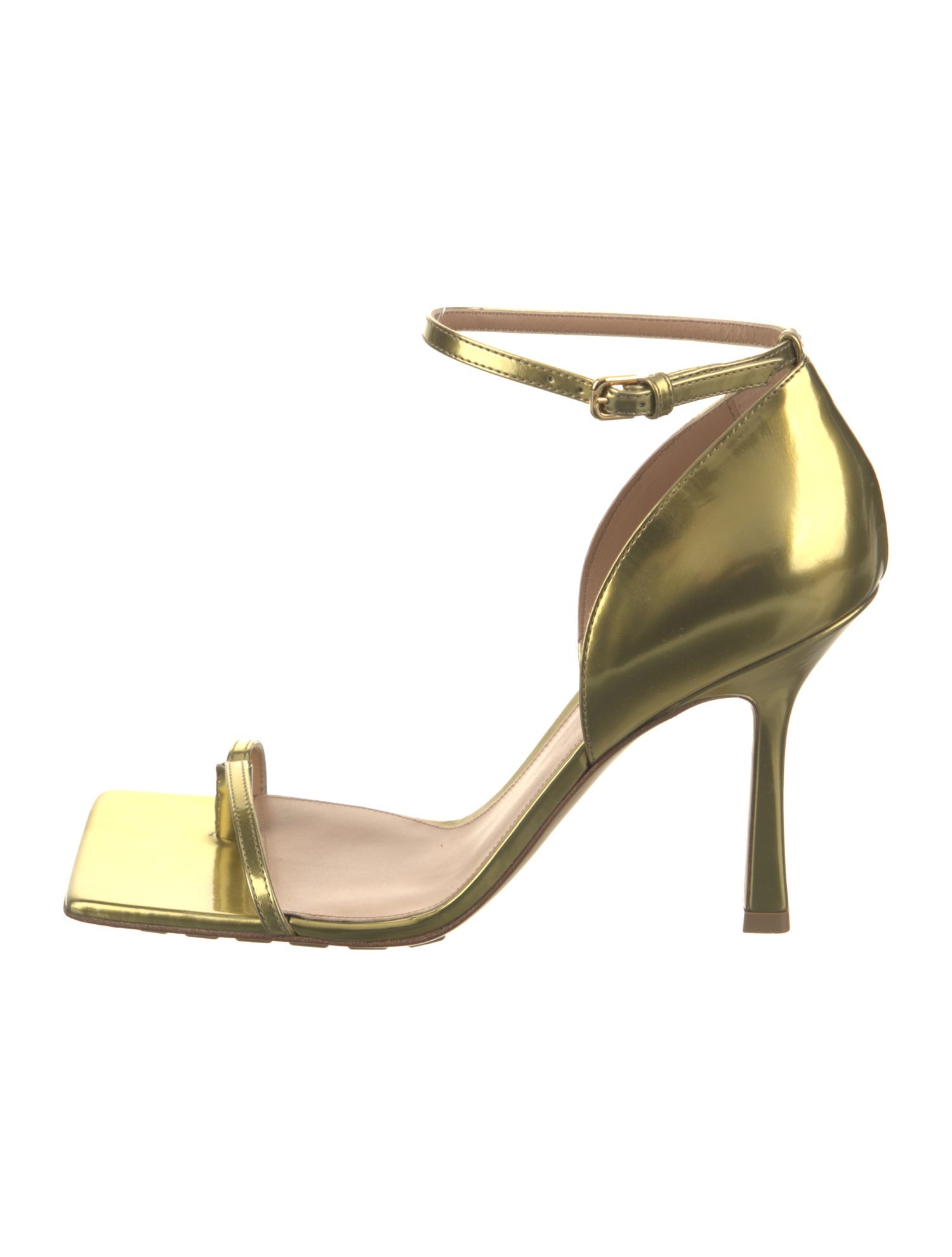 Bottega Veneta Patent Leather Sandals
