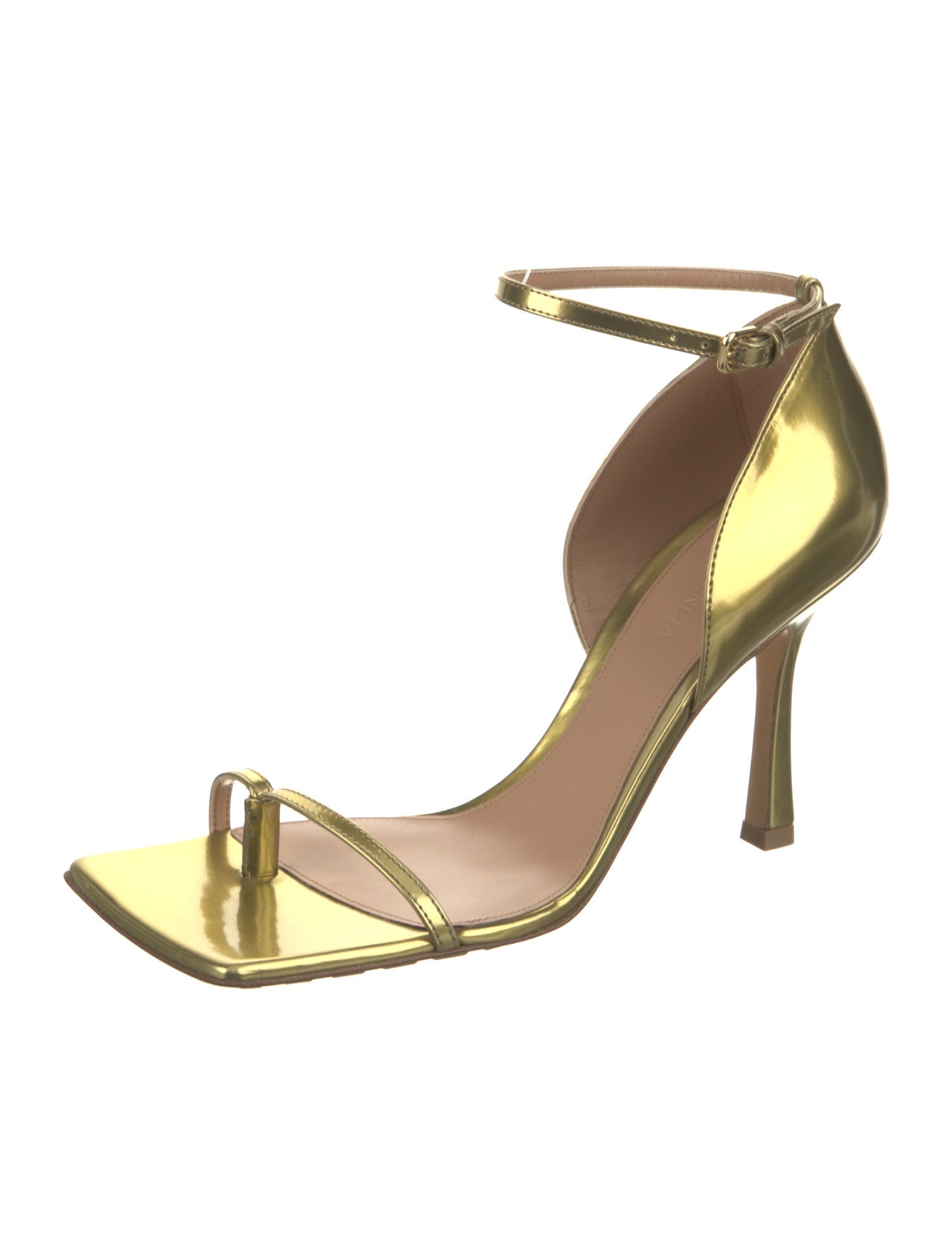 Bottega Veneta Patent Leather Sandals
