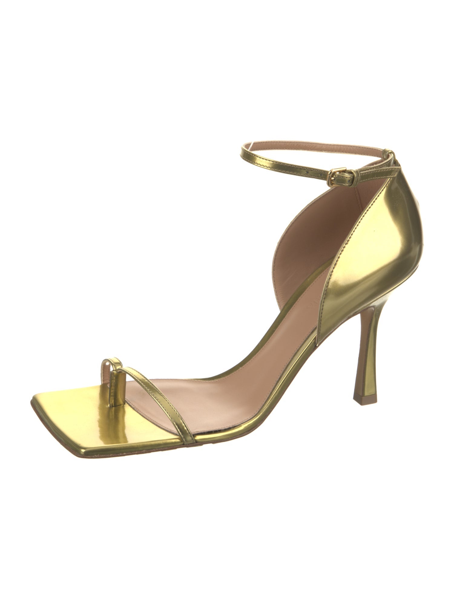 Bottega Veneta Patent Leather Sandals