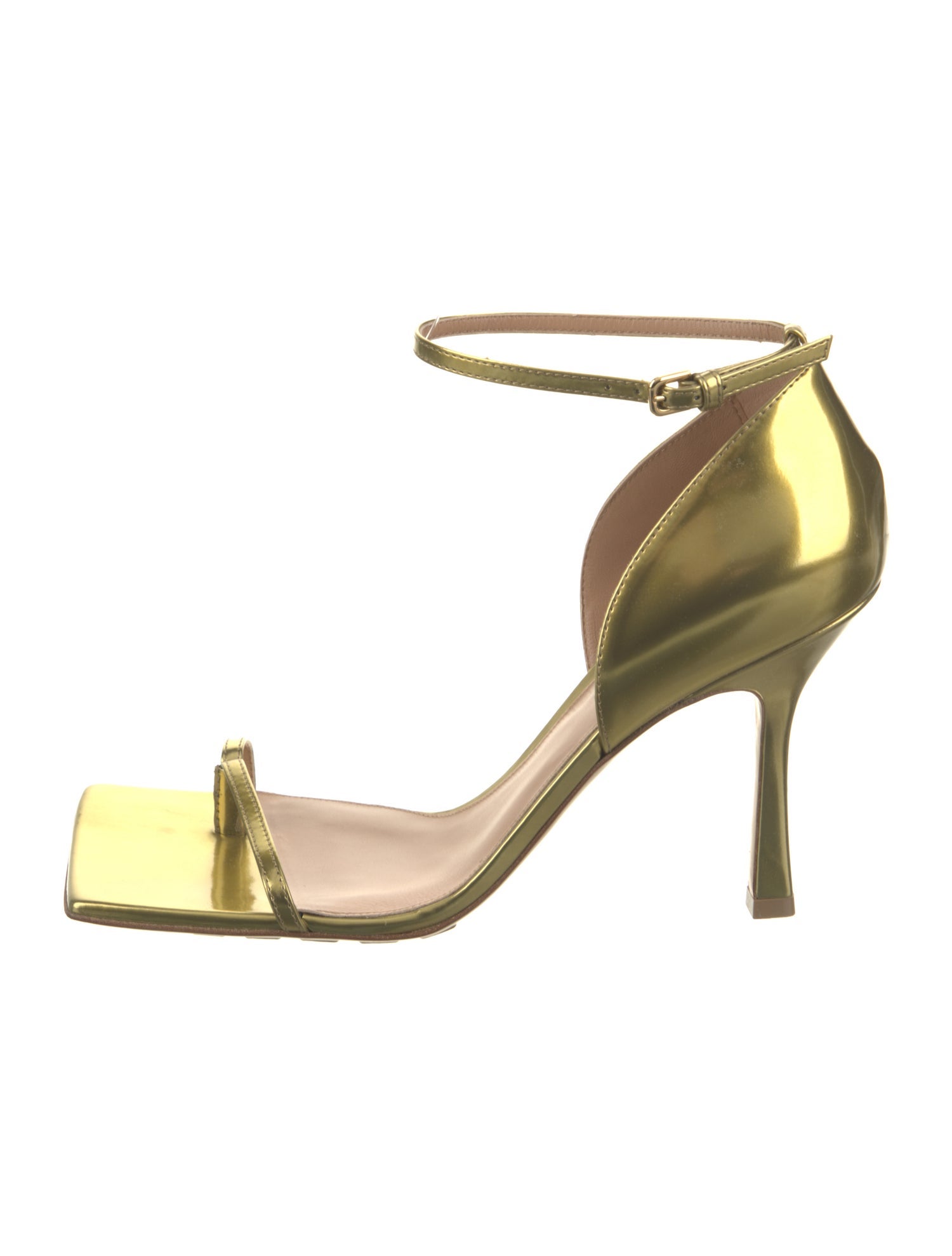 Bottega Veneta Patent Leather Sandals