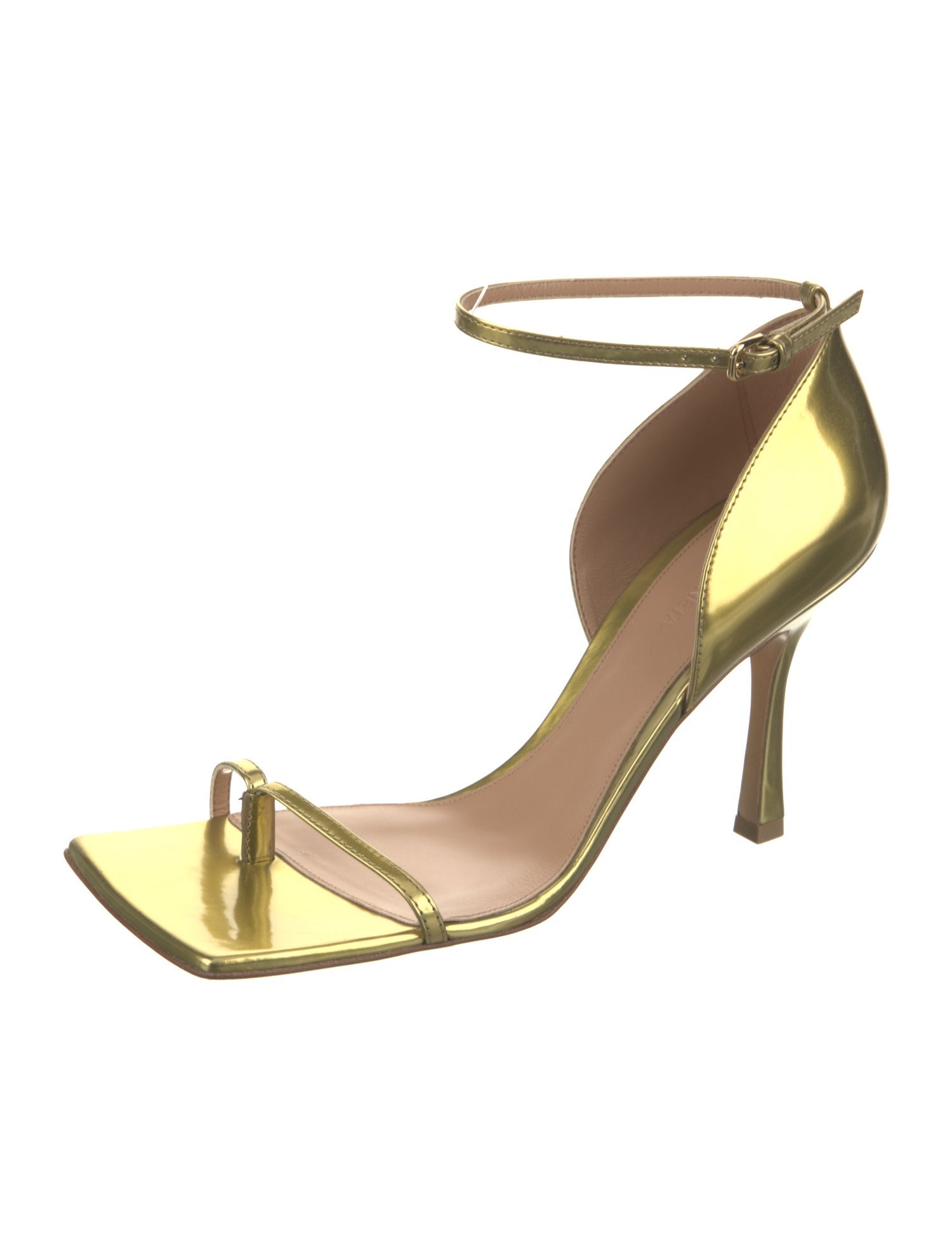 Bottega Veneta Patent Leather Sandals