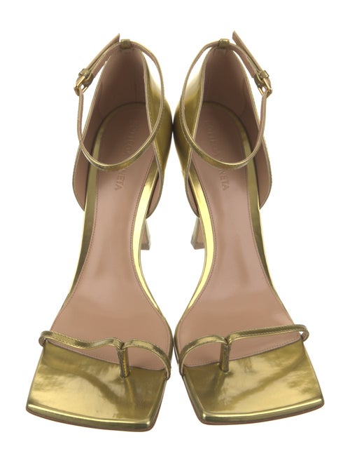 Bottega Veneta Patent Leather Sandals