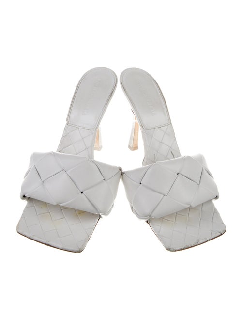 Bottega Veneta Intrecciato Weave Leather Slides