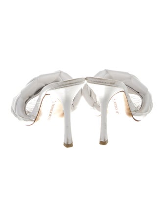 Bottega Veneta Intrecciato Weave Leather Slides