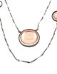 Bottega Veneta Quartz Disc Double Strand Necklace