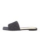 Bottega Veneta Intrecciato Weave Denim Slides