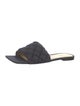 Bottega Veneta Intrecciato Weave Denim Slides
