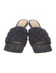Bottega Veneta Intrecciato Weave Denim Slides