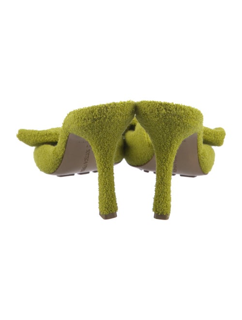 Bottega Veneta Terry Cloth Bow Accents Slides