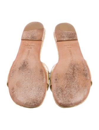 Bottega Veneta Leather Slides