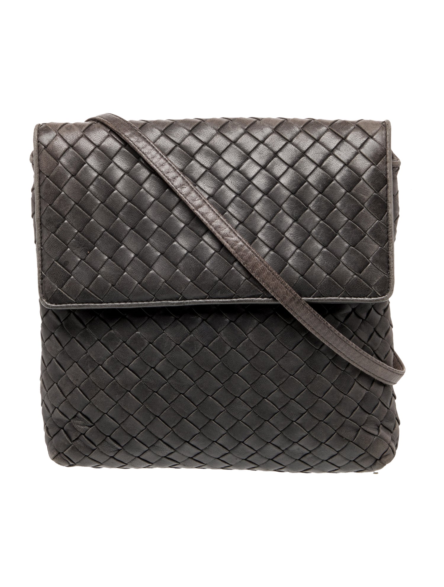 Bottega Veneta Intrecciato Messenger Bag Vintage