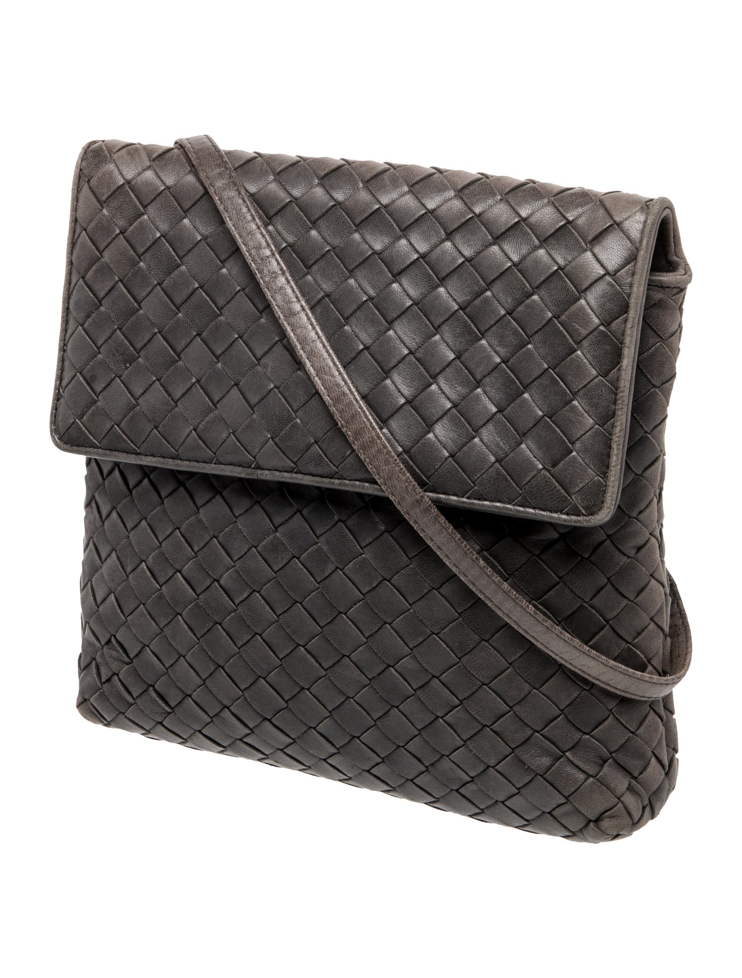 Bottega Veneta Intrecciato Messenger Bag Vintage