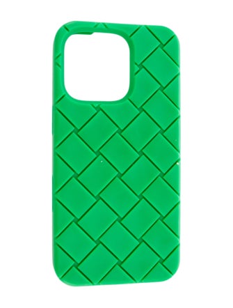 Bottega Veneta Silicone Intreccio iPhone 15 Pro Case