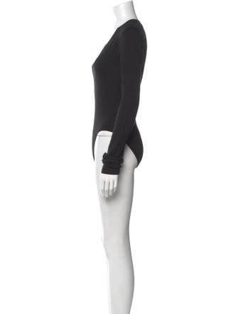 Bottega Veneta Scoop Neck Long Sleeve Bodysuit