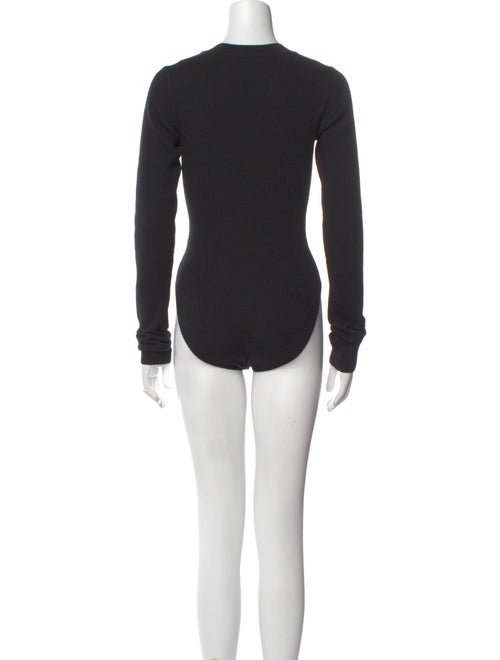 Bottega Veneta Scoop Neck Long Sleeve Bodysuit
