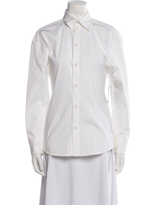 Bottega Veneta Long Sleeve Button-Up Top