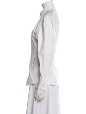 Bottega Veneta Long Sleeve Button-Up Top