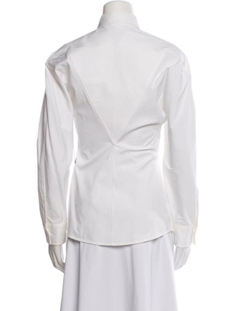 Bottega Veneta Long Sleeve Button-Up Top