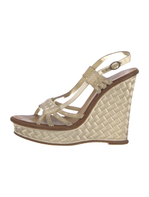 Bottega Veneta Intrecciato Weave Satin Slingback Pumps